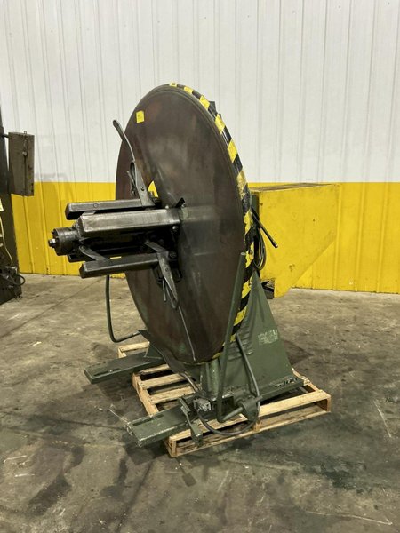 4,000 LBS X 18” LITTELL MODEL 40-18 MOTORIZED COIL REEL UNCOILER: YOBRO #26030