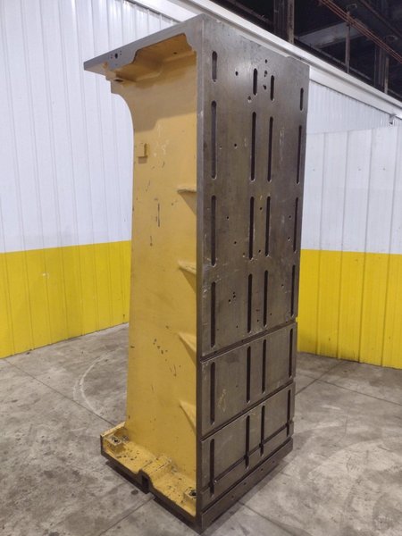 96" H X 36" W X 36" D PRECISION HIGH HEAVY DUTY SLOTTED ANGLE PLATE: STOCK #23015