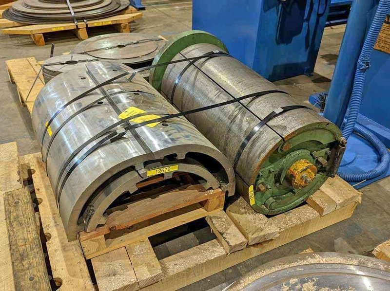 24" x 4.12" x 6,000# Ruesch Slitting Line STOCK# 4244