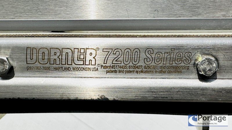 Dorner 7200 Series Sanitary  S.S. Conveyor  |  6” x 72" Up Conveyor with VFD Control