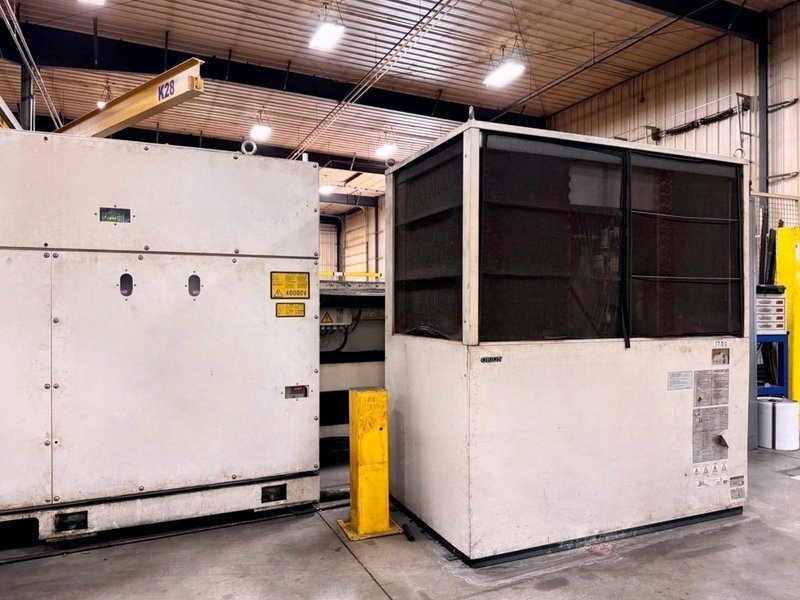 2,500 Watt Mazak Fabri Gear 150 Tube Laser, 2007 – 3D Cutting Capability, Recently Replaced Resonator