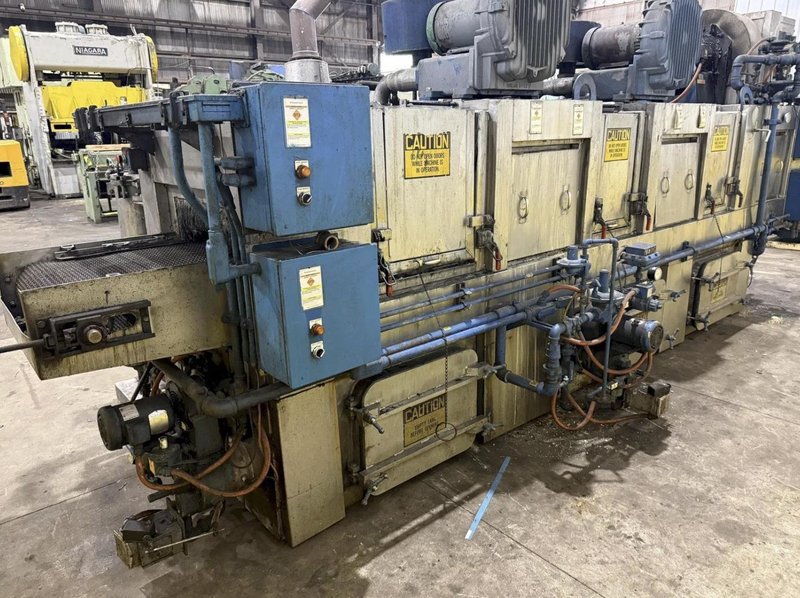 24" WIDE BELT CAE RANSOHOFF 4-STAGE STAINLESS STEEL BELT CONVEYOR PARTS WASHER &amp; RUST INHIBITOR. STOCK # 0545226