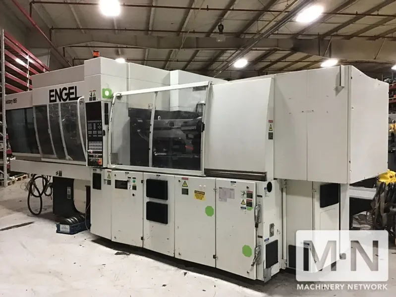 165 TON 8.2 OZ ENGEL MODEL VC650/165 TECH INJECTION MOLDING MACHINE MFG 2008
