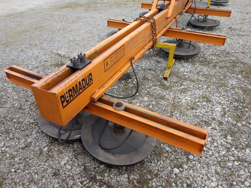 12,500 LB X 150" X 380" PERMADUR MODEL 408 VACCUM PLATE LIFTING SYSTEM. STOCK # 2756