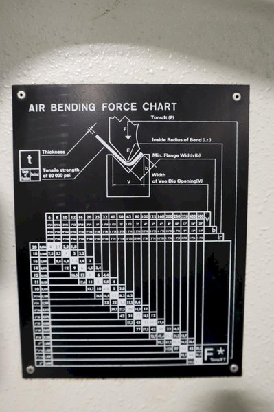 Hurco PA65-25 CNC Hydraulic Press Brake, 71 Ton x 98&quot;, Hurco AutoBend 7 Control and Back Gauge, Large Assortment of Dies