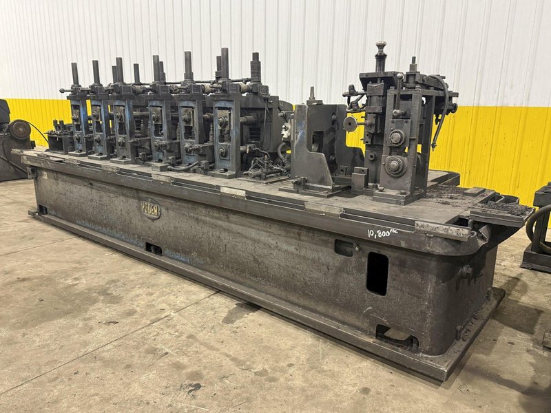 9 STAND x 2" YODER M2 ROLLFORMER, 6 STAND &amp; 3 STAND BASE: YOBRO #24311