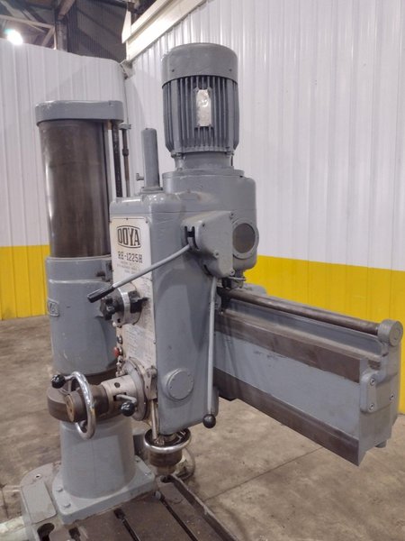 4' X 12" OOYA MODEL #RE-1225H RADIAL DRILL: YOBRO #25981