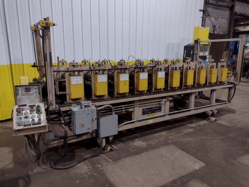 10 STAND X 2.5&quot; X 21&quot; KANE &amp; ROACH MODEL #2ST-CRFM ADJUSTABLE WIDTH &quot;C &amp; Z PROFILE&quot; ROLLFORMER: STOCK #11366