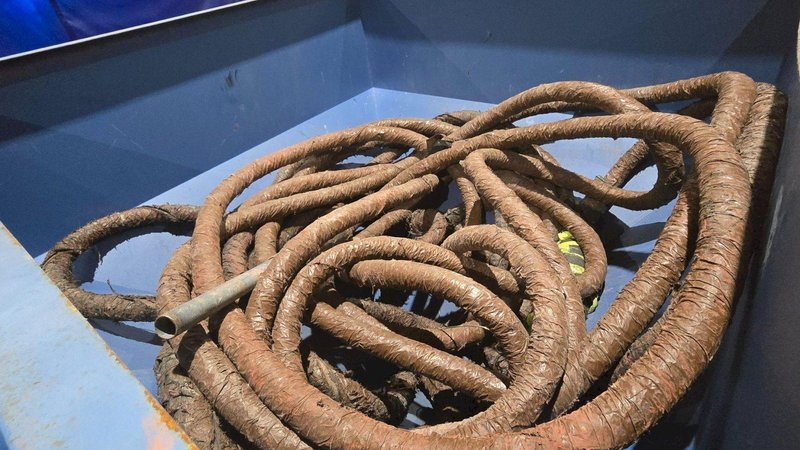 ENSIGN 73X118X90 POWERED HOPPER 208V 3 HP USED