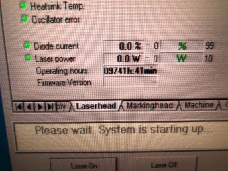 Foba G10 UV 5 axis Laser Marking Machine, 2013