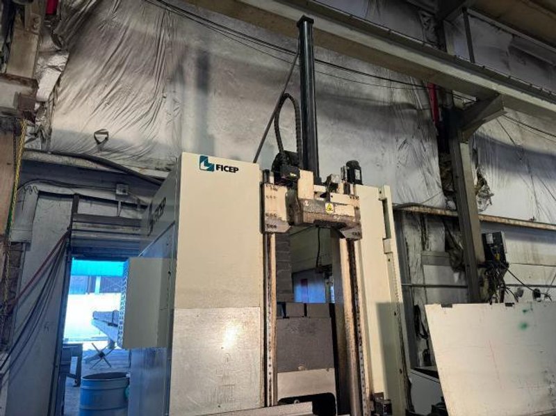 Ficep Excalibur 1201 DE CNC Single Spindle Beam Drill, 2016 – 60′ Roller Table, 6 Station ATC