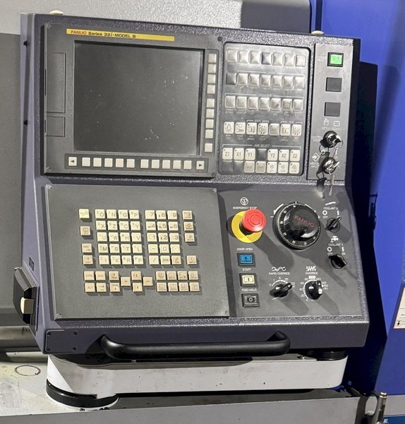 STAR SR-32JII Type B Swiss CNC Lathe 2019 w/ Turning Tool with 6 Stations, Back Side facing Operator 5 Stations Live, Back Side Sub Spindle Tools 8 Stations (4 /4 stacked on top of each other all live) (The Y Axis), Parts Conveyor, LNS Alpha 538 Magazine Bar Loader, Fire Suppression System. Ran oil.