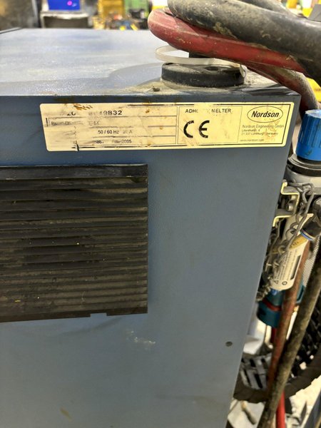 NORDSON MODEL #BM-20 RESIN TRANSFER &amp; ADHESIVE  GLUE MELTING SUPPLY SYSTEM: STOCK #21053