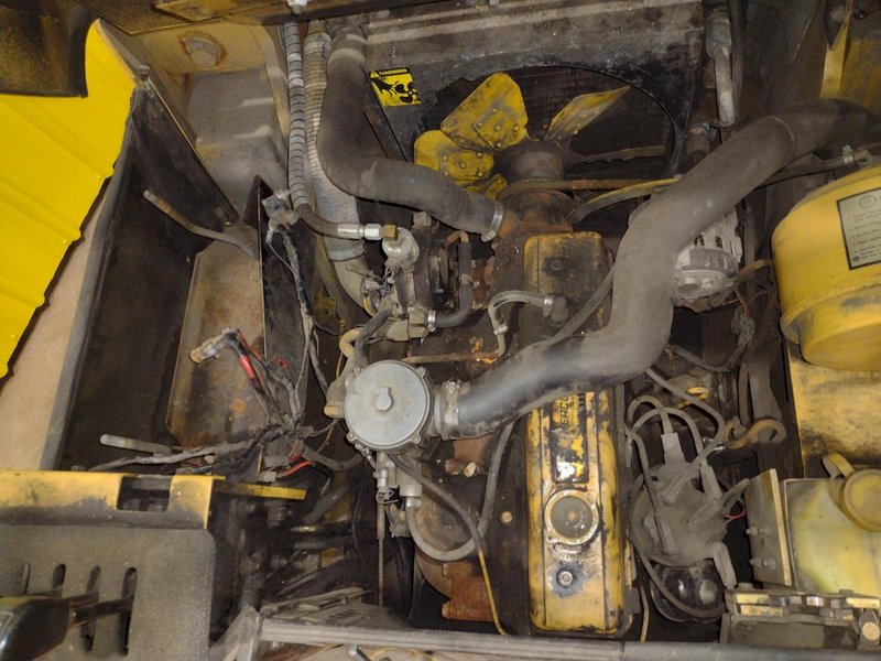 4,500 LB 1995 DAEWOO MODEL #G25S-2 PNEUMATIC TIRE LP FORKLIFT: STOCK #20235