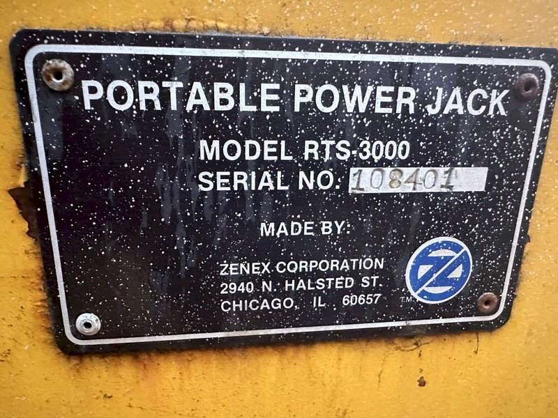 (4)  ZENEX CORPORATION MODEL RTS-3000 PORTABLE ELECTRIC POWER VEHICLE LIFT JACKS: STOCK #17222