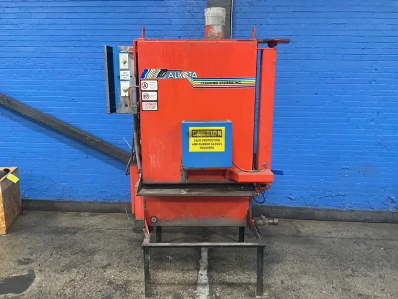 ALKOTA CLEANING SYSTEMS 26” DIA. X 32” HEIGHT ROTARY PARTS WASHER  -  112