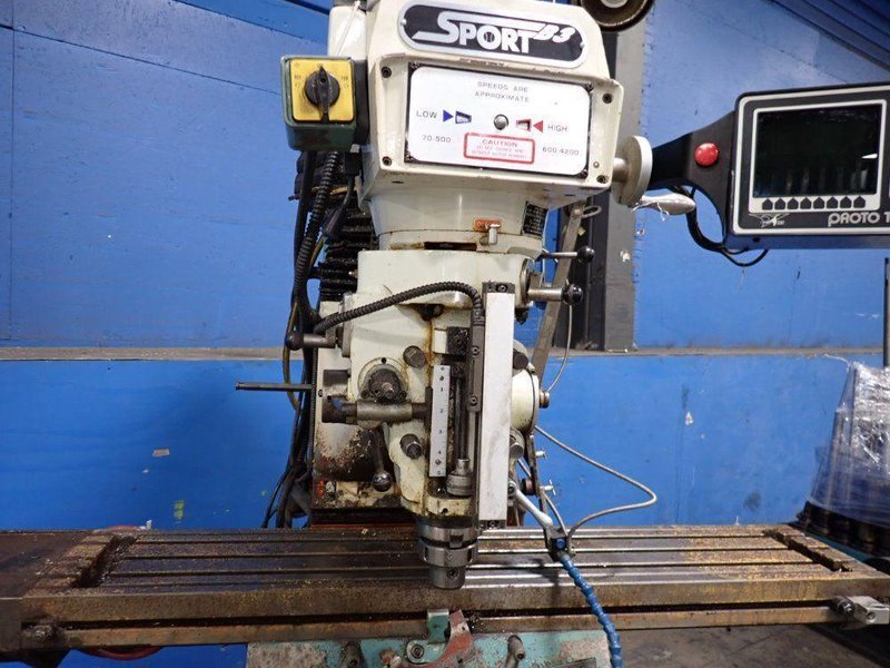 SOUTHWESTERN INDUSTRIES INC 10" X 50" CNC VERTICAL MILL  -  SB3