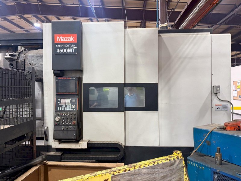 2006 MAZAK MODEL #4500MT CYBERTECH TURN CNC LATHE : YOBRO 25044