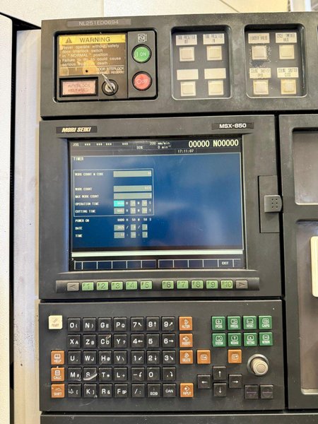 Mori Seiki NL2500SMC/700 CNC Turning Center – Sub Spindle Live Tool Lathe