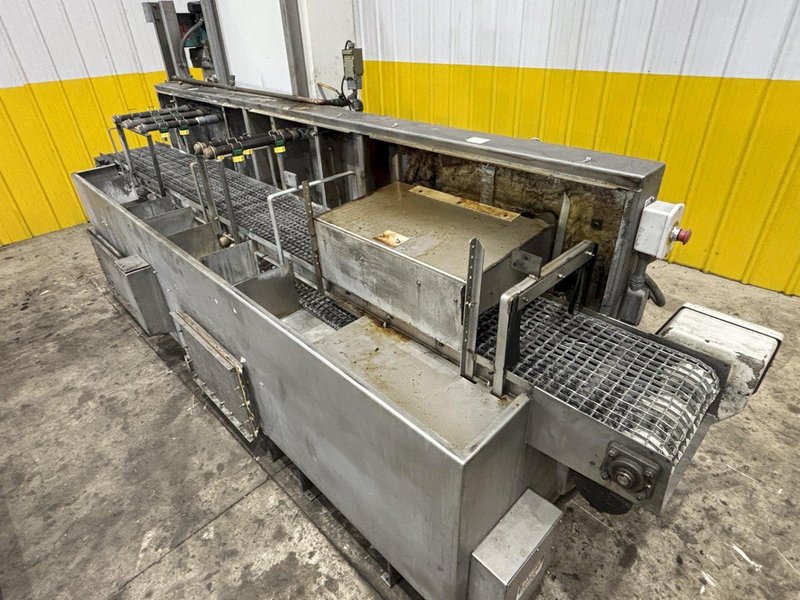 14&quot; W X 8&quot; H ALLIANCE AQUAMASTER CB-1400E STAINLESS STEEL CONVEYOR BELT 3 STAGE PARTS WASHER: STOCK #23103