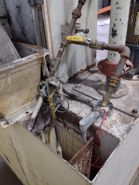 1500 CFM WARD-DEVANSCO MODEL #DV-18015 WET TYPE DUST COLLECTOR: STOCK #18630
