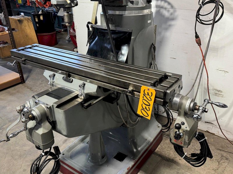 Alliant Vertical Mill 949-3V, 9" x 49" P.F. Tbl., DRO, 3 HP, Nice