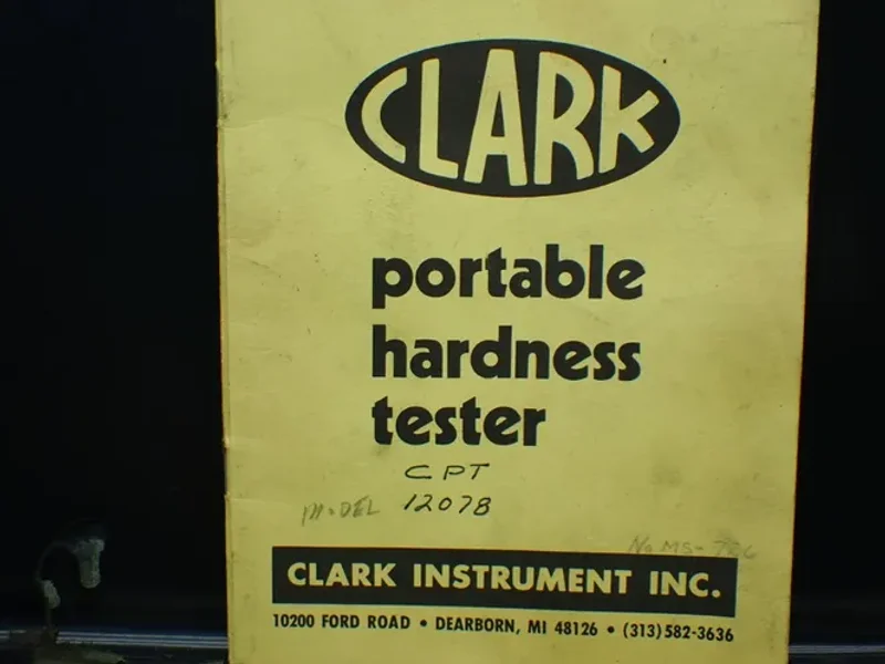 CLARK PORTABLE HARDNESS TESTER  -  CPT12078