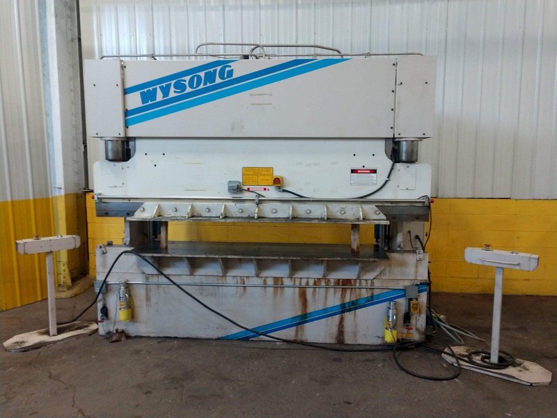 140 TON X 10' WYSONG MODEL #THS140-120 "HIGH SPEED" HYDRAULIC PRESS BRAKE: STOCK #13918
