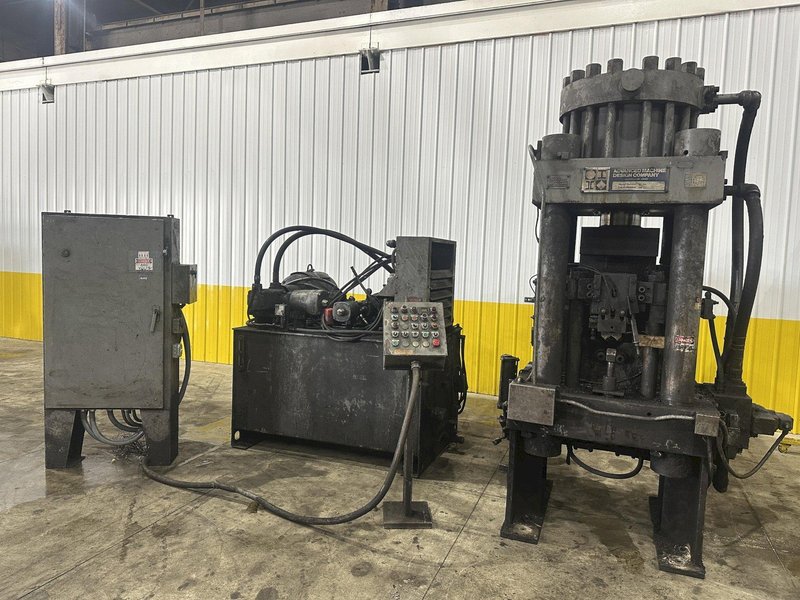 5&quot; (530 TON) AMD MODEL #530-2230 AUTOMATIC HYDRAULIC BAR &amp; BILLET SHEAR OR HYRDRAULIC PRESS: STOCK #22660