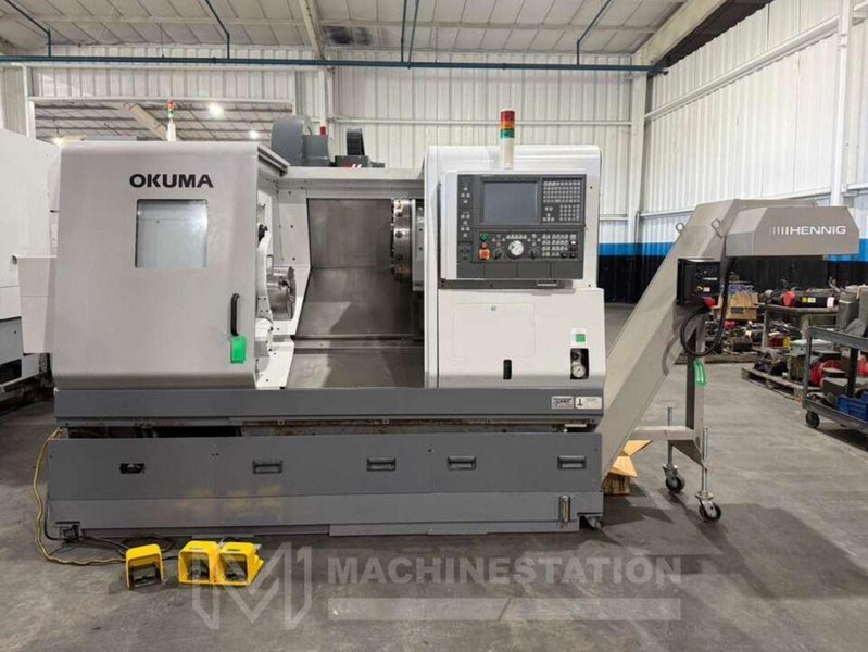 Okuma Captain L470M CNC Turning Center – Live Tool C Axis Lathe
