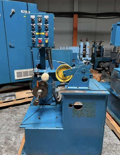 BHS Torin 0.875&quot; x 4&quot; x 2&quot; 2Hi/4Hi Wire Flattening Mill with Reversing Traverse Winders and Vollmer Width and Thickness AGC System