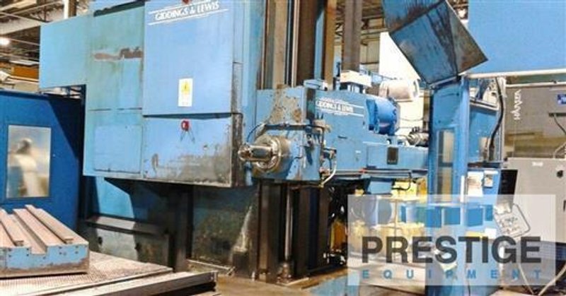 Giddings &amp; Lewis MC70 7&quot; CNC Table Type Horizontal Boring Mill