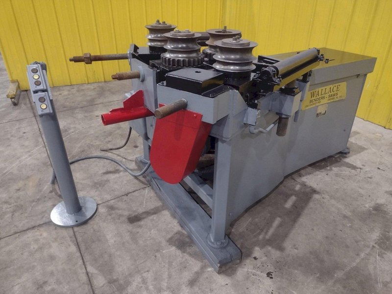4&quot; WALLACE MODEL #465 4-ROLL TUBE &amp; PIPE ROLLING BENDER MACHINE, WITH TOOLING: STOCK #22764