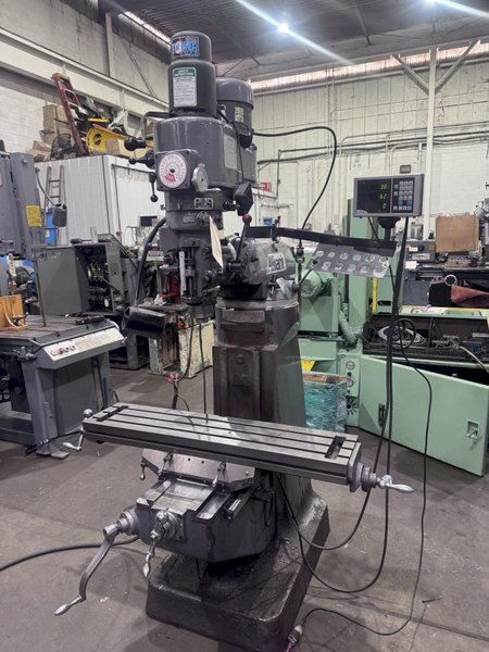3 HP ALLIANT RAM TYPE VERTICAL MILLING MACHINE: STOCK #80801