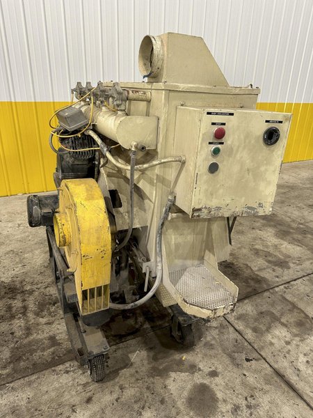 13&quot; WIDE X 15 HP GOFF MODEL #15E13 PORTABLE SURFACE &amp; FLOOR SHOT BLASTER &amp; DUST COLLECTOR: STOCK #21291