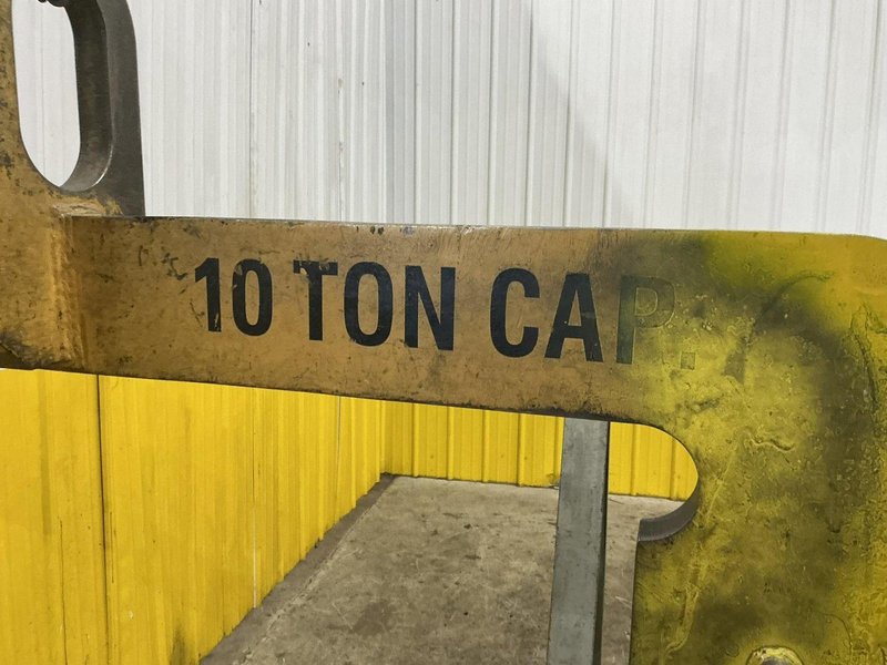 10 TON X 48" CALDWELL MODEL 82-10-48 COIL LIFT C HOOK: YOBRO #25230