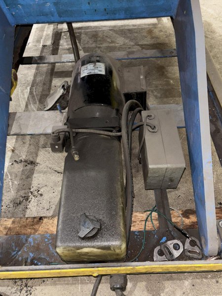 2,500 LBS 48" X 58" BISHAMON ELECTRIC PLATFORM LIFT TABLE: STOCK #23434