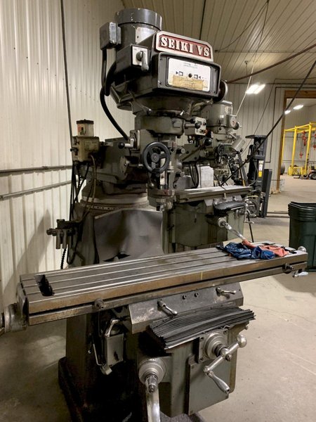 Seiki Model 3VS Variable Speed Vertical Milling Machine