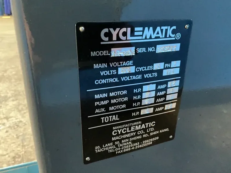 CYCLEMATIC 14” X 20” LATHE   -  CHR-68EVS