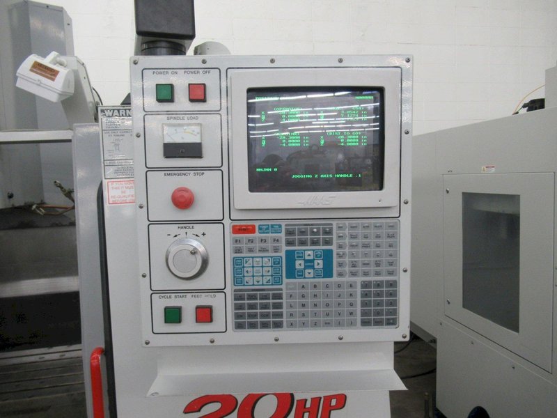 Haas VF-3 Vertical Machining Center, 20 Station Carousel Tool Changer, 7500 RPM CAT-40 Taper Spindle, Coolant System, USB Port