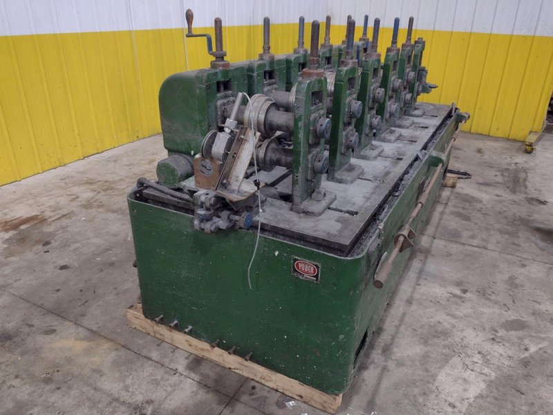 4 STAND x 2&quot; ARBOR X 13&quot; ROLLSPACE YODER MODEL #M2 ROLLFORMER: STOCK #23569