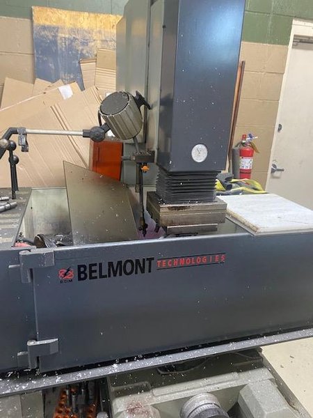 Belmont Maxicut 75 amp EDM Machine, s/n 97FB23604, with System 3R Tooling
