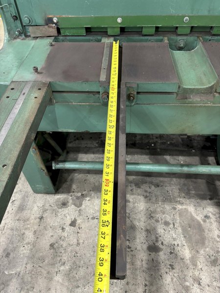 4' X 10 GAUGE PEXTO MODEL #10-U-4B MECHANICAL POWER SHEAR: STOCK #21257