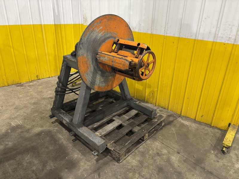18&quot; HYDRAULIC MOTORIZED COIL REEL UNCOILER: STOCK #23247
