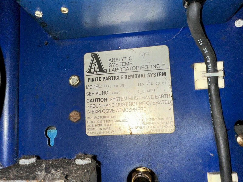 ASL MODEL #FPRS-40-ABH FLUID PURIFICATION SYSTEMS: STOCK #23323