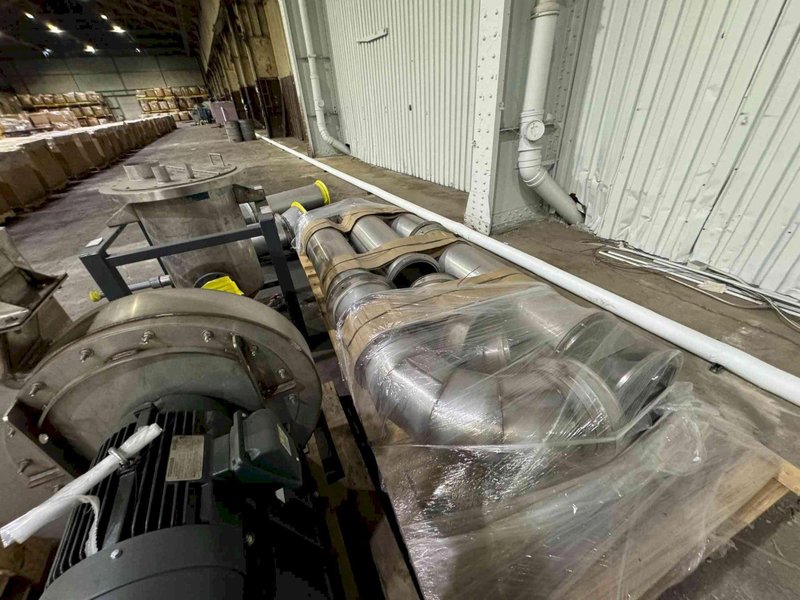 Thermal Oxidizer – 2022 – Horizontal Burner &amp; Chamber – Industrial VOC Emissions Control System