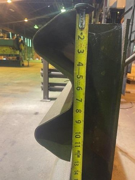 14 STAND X 3.5" X 24" TISHKEN MODEL #14-HXM-3-1/2 HEAVY DUTY ROLLFORMER