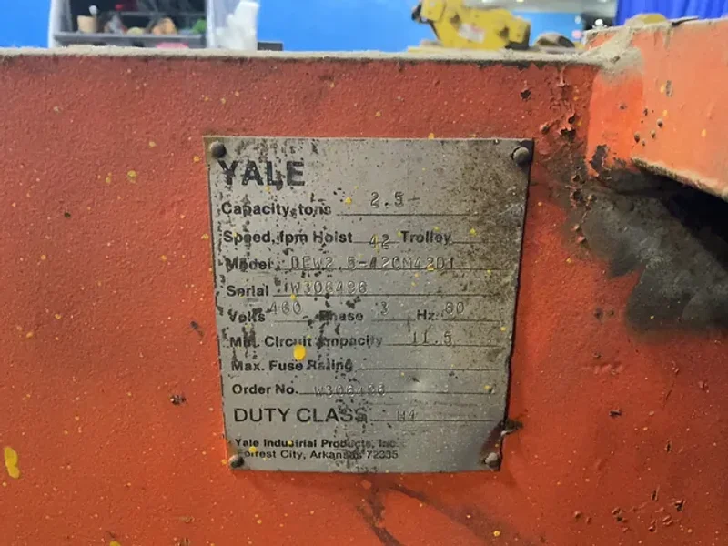 Yale 2.5 Tons Hoist - Dew2.5-42cm442d1