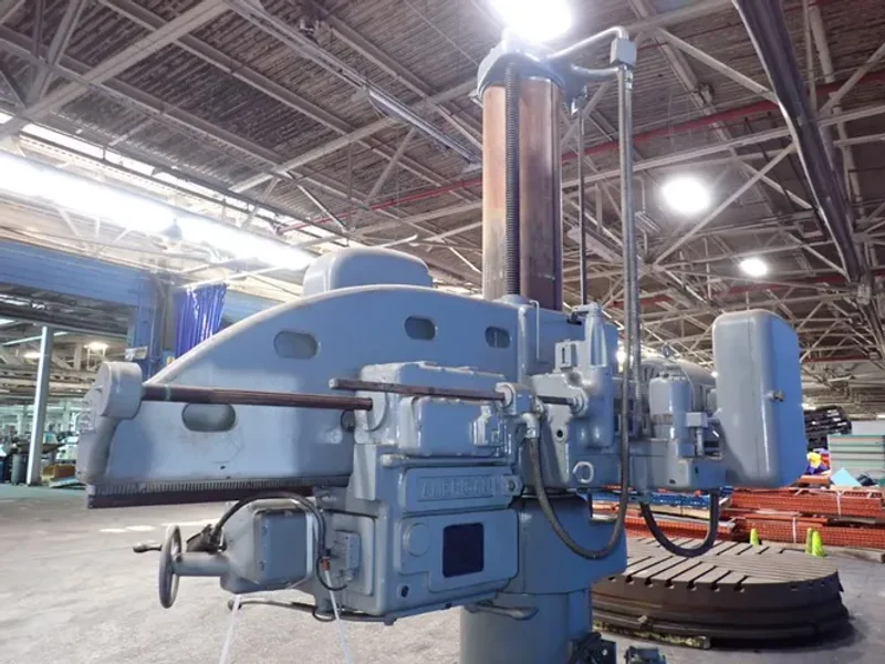 THE AMERICAN TOOL WORKS CO 4 FT ARM X  15" COLUMN RADIAL ARM DRILL