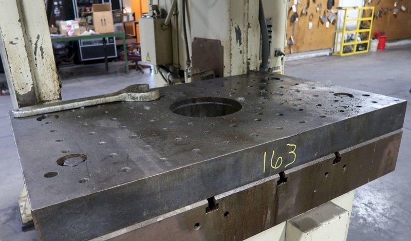 150 ton Minster Model# OBS-150 Mechanical Metal Stamping Press For Sale, Year 2000